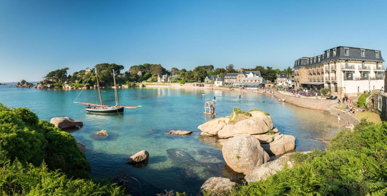 Vue Mer Cote De Granit Rose En Bretagne Trebeurden Ngoại thất bức ảnh
