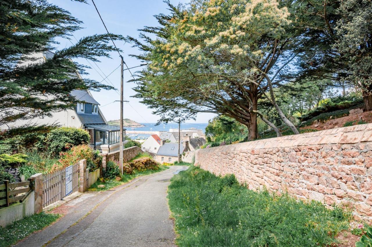 Vue Mer Cote De Granit Rose En Bretagne Trebeurden Ngoại thất bức ảnh