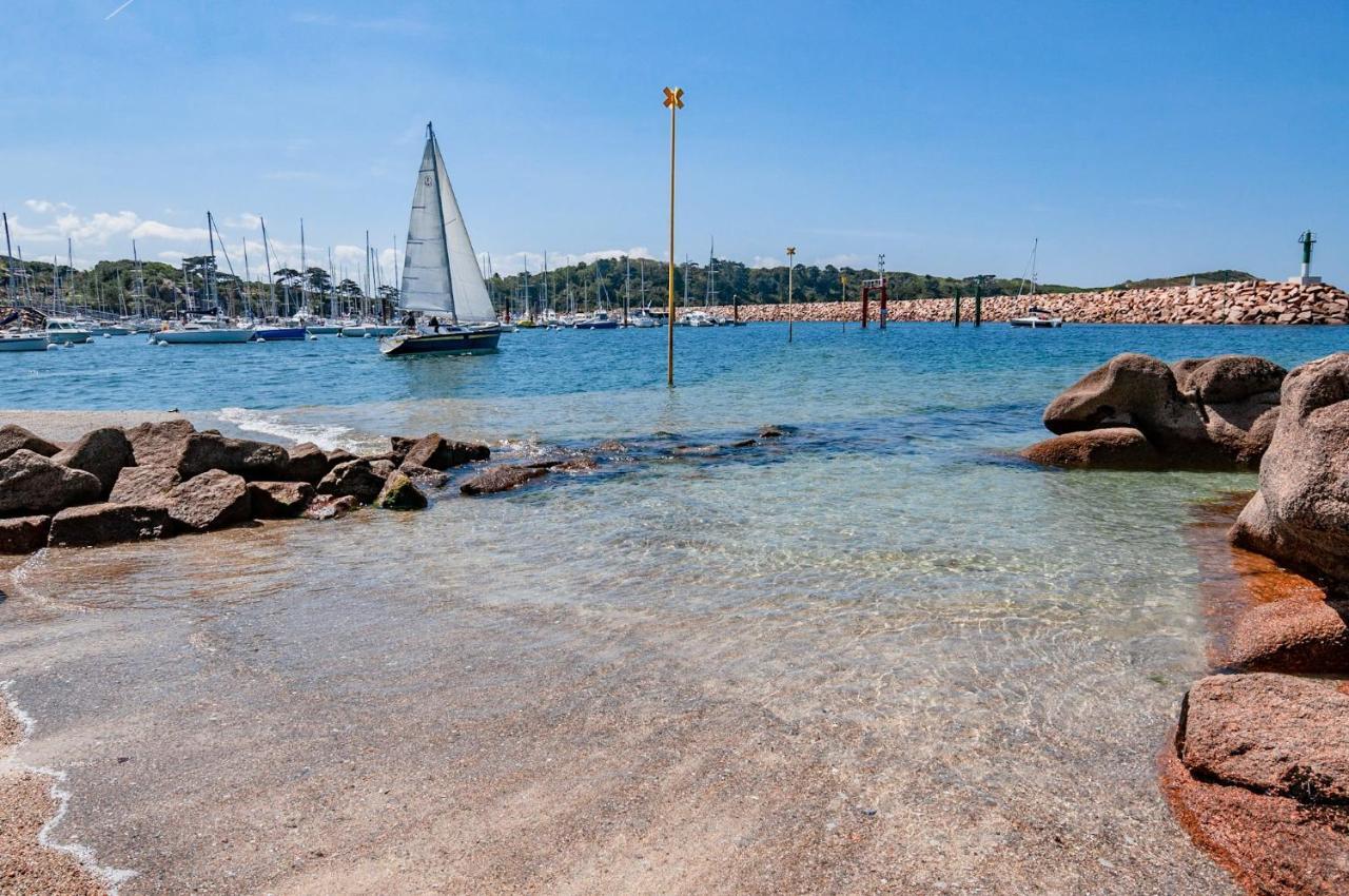 Vue Mer Cote De Granit Rose En Bretagne Trebeurden Ngoại thất bức ảnh